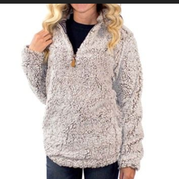 Cozy Simply Southern Sherpa Quarter Zip 
